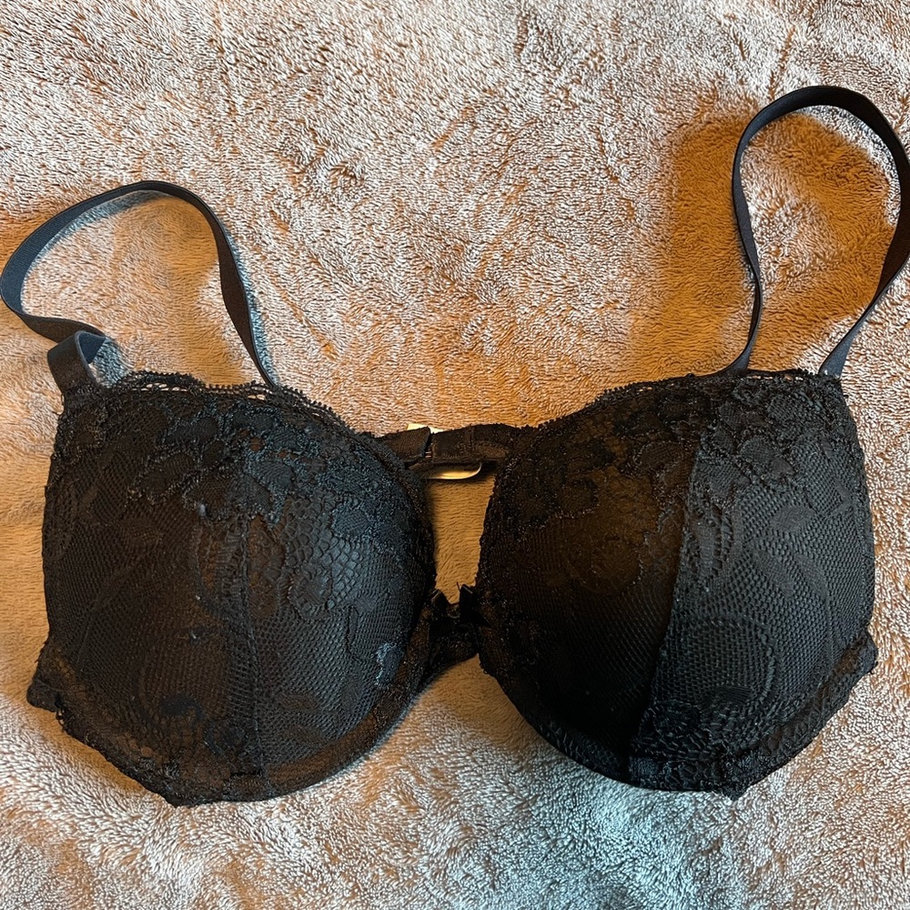 Elegant Black Lace Bra